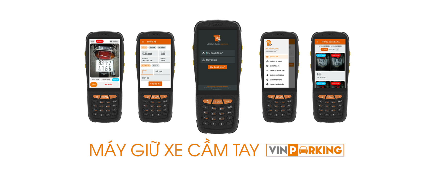 Máy giữ xe cầm tay Vinparking